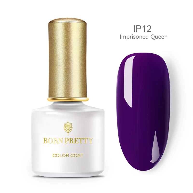 BORN PRETTY Гель-лак для ногтей красный кофе фиолетовый серый замочить от УФ светодиодный Гель-лак Полупостоянный дизайн ногтей геллак 6 мл для DIY Советы - Цвет: IP12
