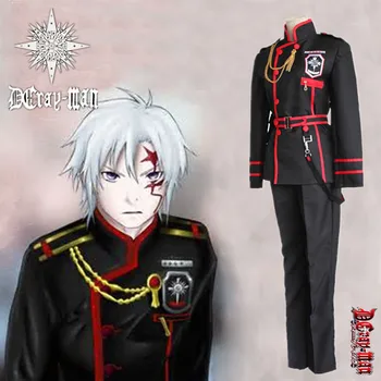 

Anime D.Gray-man Cosplay Costumes Linali Lee Allen Walker Top Pants Coat Jacket Skirt School Uniform For Men Boys Girls Full Set