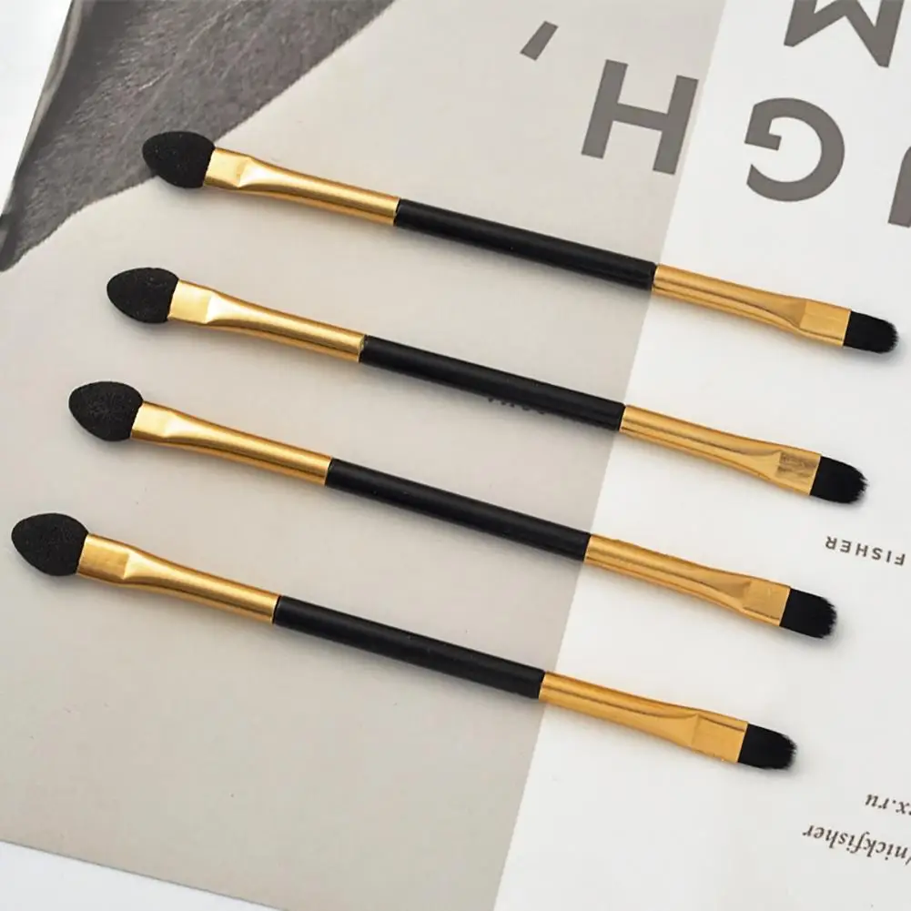 

1/2pcs Double-head Eyeshadow Brush Soft Hair Easy Application Double-end Eyeshadow Eyebrow Brushes for Women