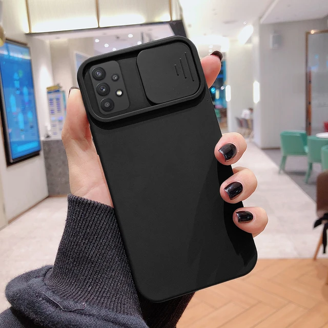 A52 Case For Samsung A51 A32 A12 S21 S20 FE Case Silicon Funda Samsung A31 A52s 5G A72 A02 A03S A22 A42 A22 M32 M22 Matte Covers Black
