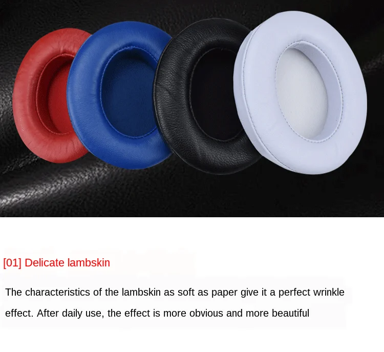 

For recording engineer second generation studio2 lambskin headphone pad studio3 leather sponge sleeve ear sponge cushion