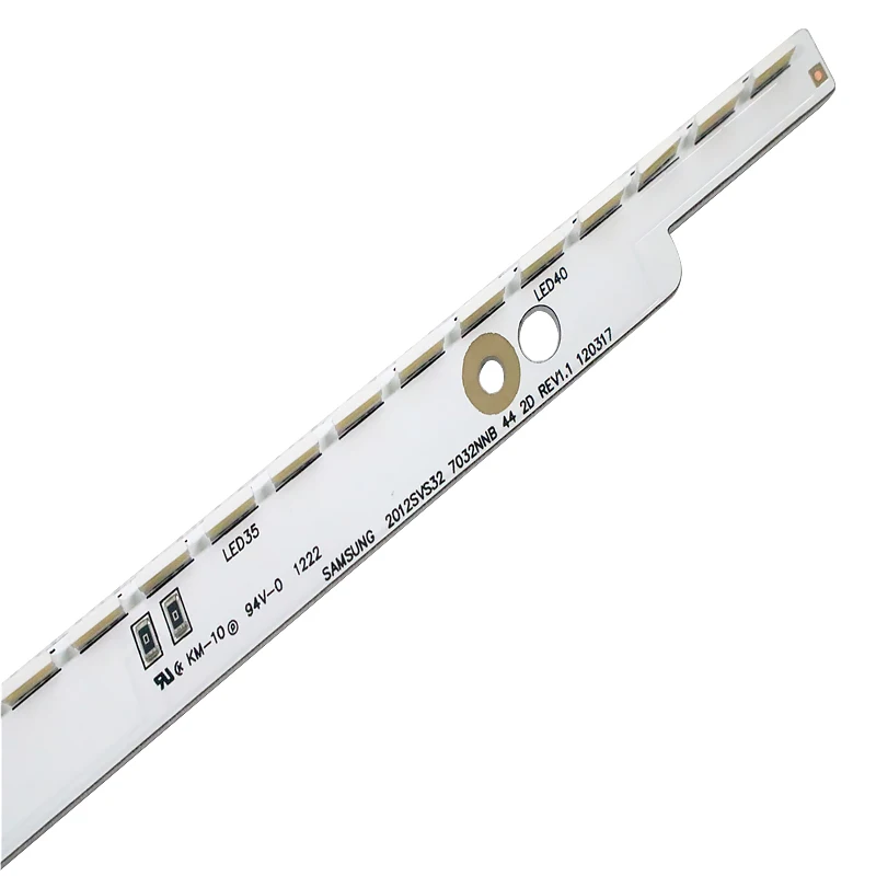 

2pcs 44LED*6V 406mm LED Strip For Samsung UA32ES5500 UE32ES6100 SLED 2012svs32 7032nnb 2D V1GE-320SM0-R1 32NNB-7032LED-MCPCB New