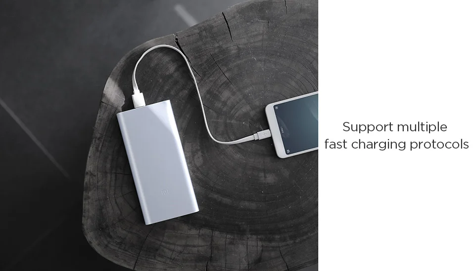 Xiao mi power Bank 2i 10000 мАч PLM09ZM двойной USB быстрая зарядка mi power bank 10000 портативное зарядное устройство Внешний аккумулятор повербанк