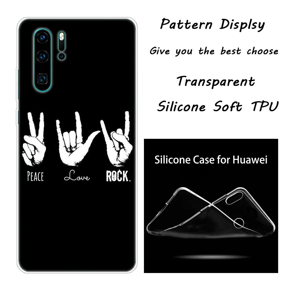Роскошный силиконовый чехол в виде рока черепа для huawei NOVA 3 3i 5 5i P20 P30 Pro P9 P10 P8 Lite P Smart Z Plus Модный чехол