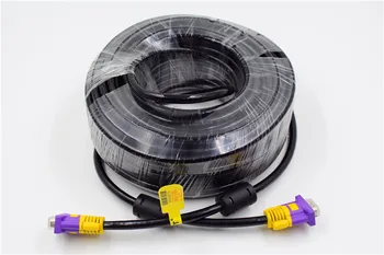 

3/5m Computer Monitor VGA Extension Cable VGA M/M Wire HD 15 Pin Male to Male VGA Cord Copper Line for Laptop PC Projector black