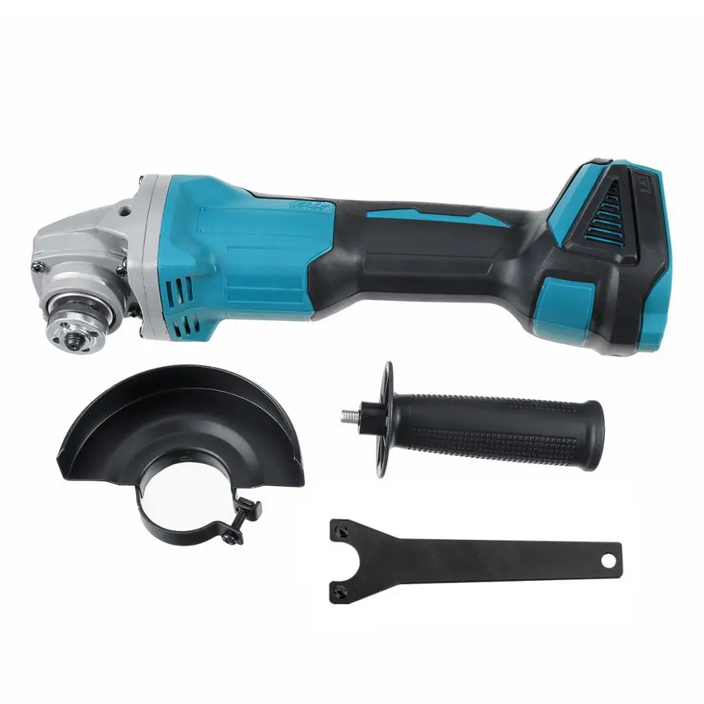 18V 125mm Brushless Cordless Impact Angle Grinder DIY Power Tools Electric Polishing Grinding Machine For Makita Without Battery