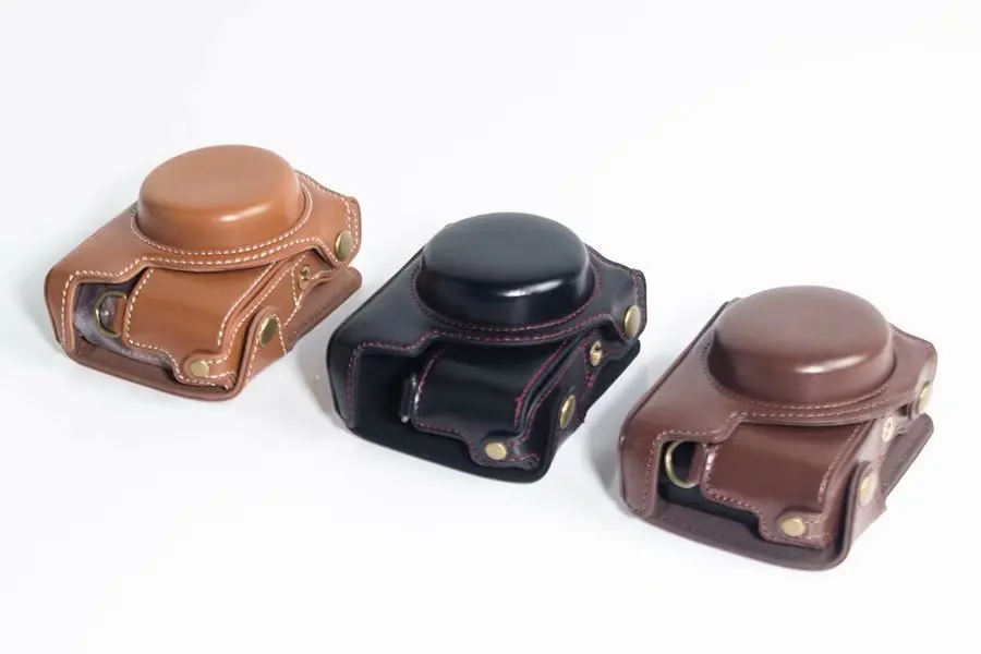 Чехол из искусственной кожи для камеры sony RX100 RX100 II III RX100 IV V RX100 VI M7 M6 M5 M4 M3 M2 чехол с ремешком