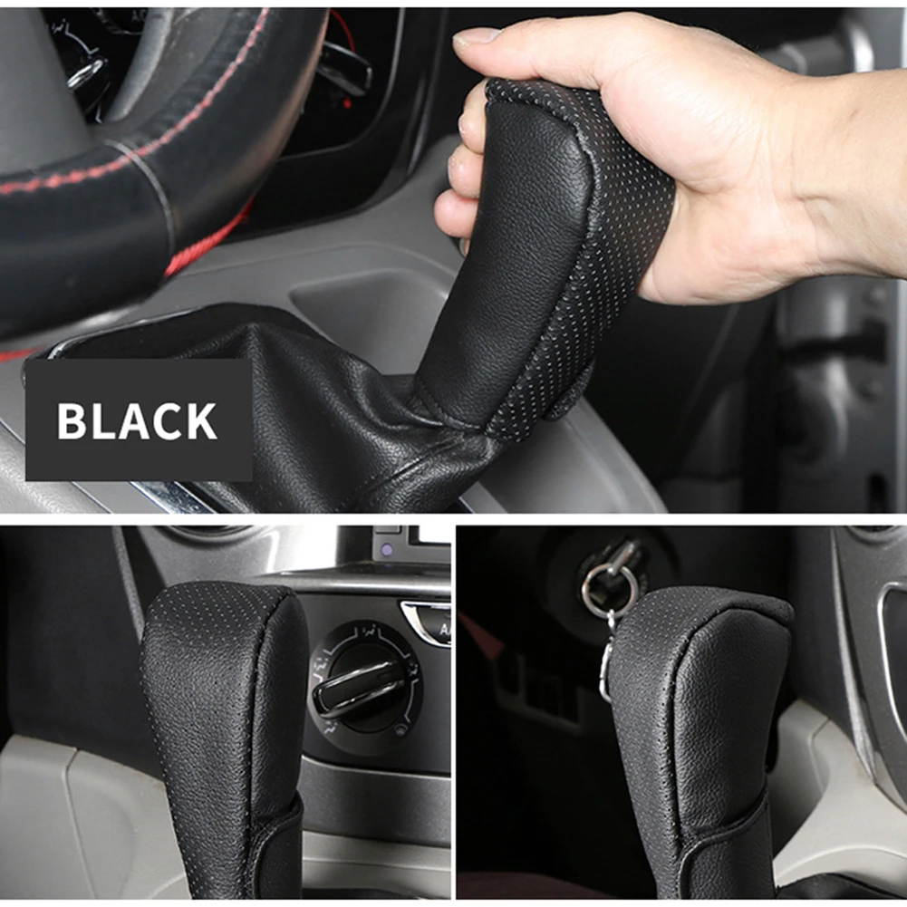 Auto Schaltknauf Abdeckung Shell Protector Schalthebel Kragen Hülse Hebel  Fall Schutzhülle Anti-slip Schwarz Auto Zubehör - AliExpress