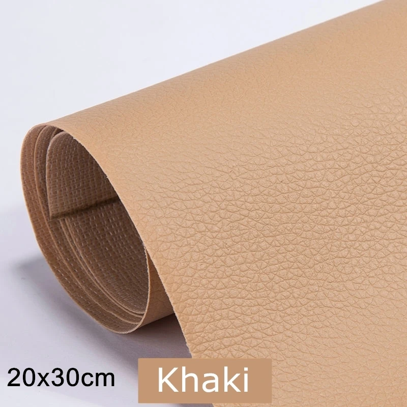 Self-Adhesive PU Leather Repair Patch - 20x30cm Synthetic Imitation Leather Sheet