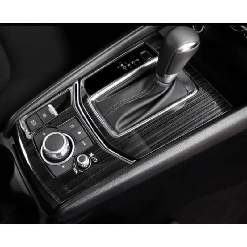 Титановая внутренняя отделка рамы переключения передач для Mazda CX-5 CX5 и т. Д