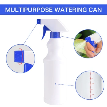 

500ml Multifunction Acid And Alkali Resistant Watering Alcohol Mist Spray Durable Sprinkler Bottle Kitchen Garden Watering Can