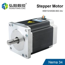 

Nema 34 Stepper Motor 2-Phase 6.8Nm 5A 4-Lead Servo Motor High Torque (86BHH114-504D-35C) CNC Engraving And Milling Machine