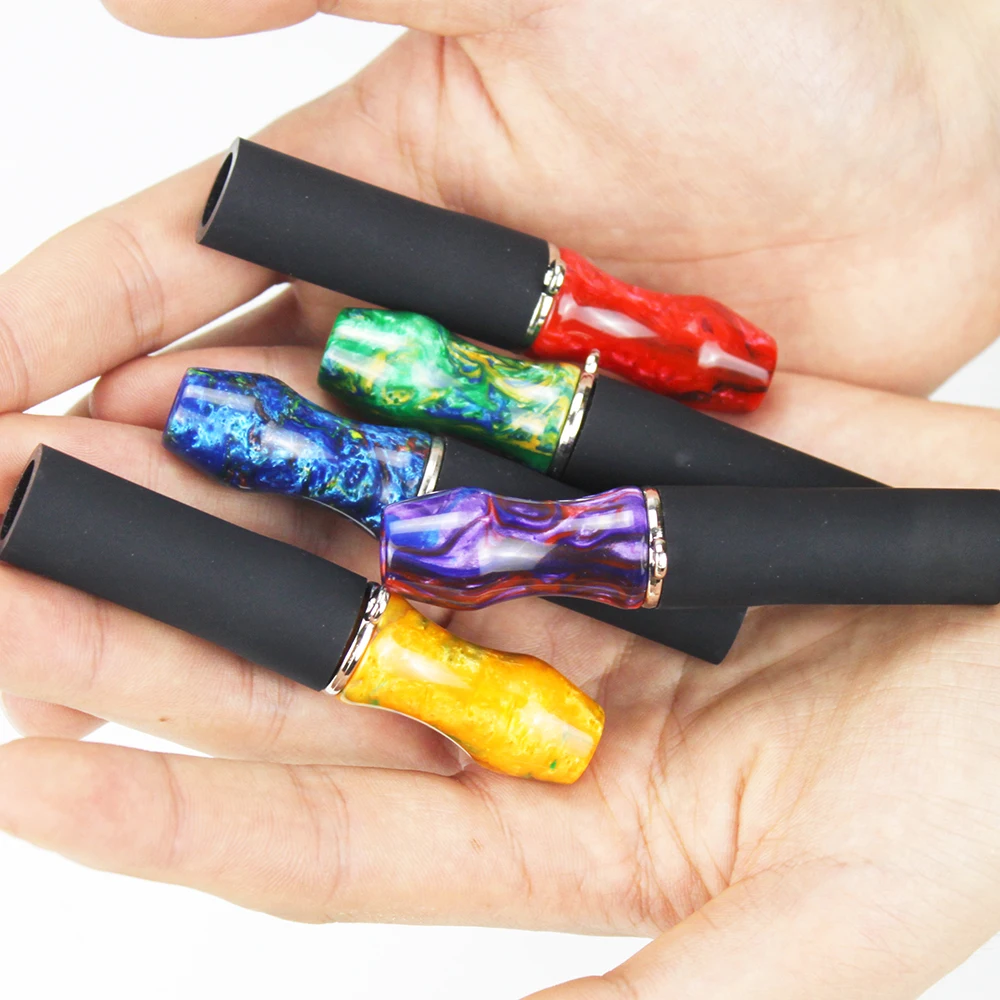Reusable Hookah Mouthpiece Hang Rope Strap Jade Shisha Mouth Tips Silicon Resin Chicha Narguile Water Pipe Mouthpieces