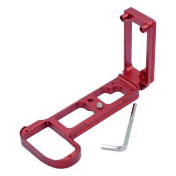 

New Quick Release L Bracket Holder Hand Grip for Nikon Z6 Z7 Camera Arca Swiss Rrs Compatible Vertical Board (Red)