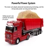 44CM Large Free Lift RC Heavy Dump Truck 45° Turning Cool Light Sound Exquisite Body Electric Remote Control Engineering Vehicle 2