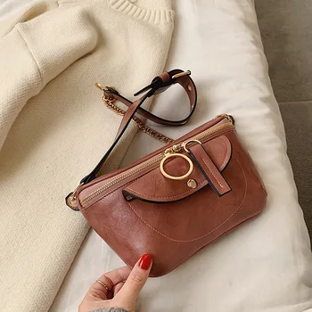 

Fashion Soft Pu Leather Luxury Crossbody Bag Women Casual Small Shoulder Messenger Bag Female Chain Handbag and Purses 2020