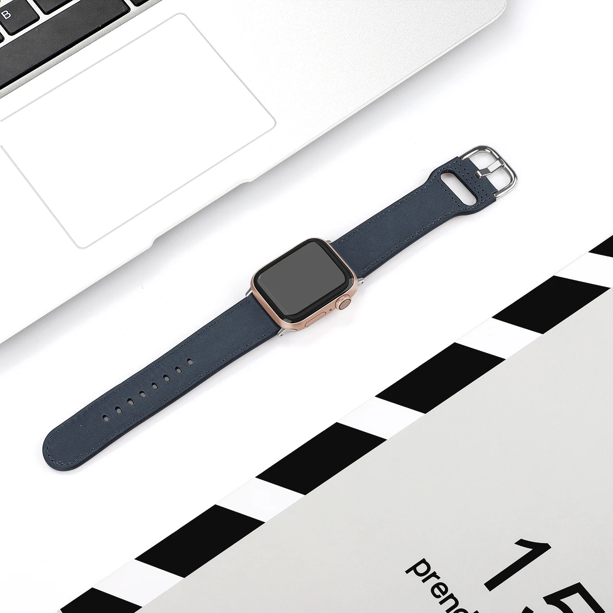 Кожаный ремешок для Apple Watch 38 мм 44 мм 40 мм 42 мм сменные ремешки из натуральной кожи для Iwatch браслет 83009