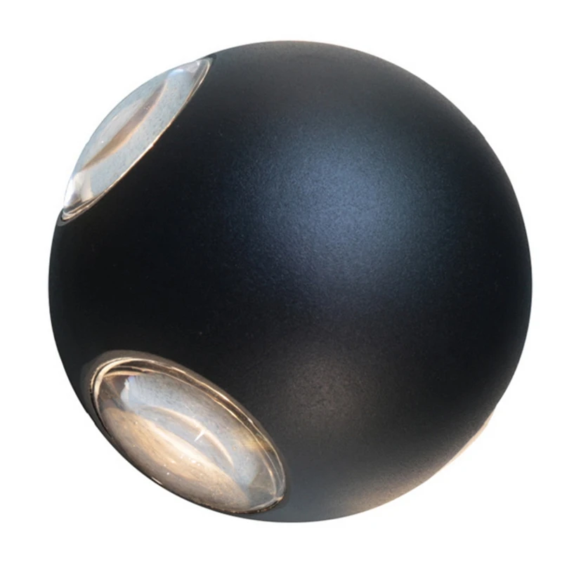 

Hot Sale Led Wall Lamp 12W Cross Ball Lighting Indoor Wall Lamp Modern Bedroom Hotel Lamp (Warm White Light)