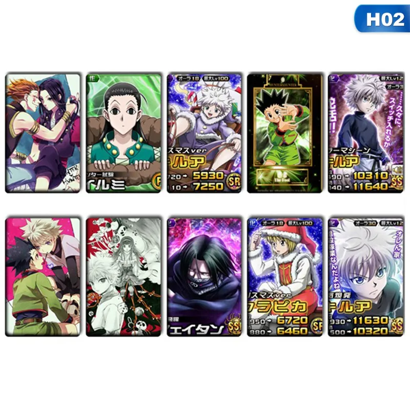 Наклейки Hunter X с персонажами 10 шт. s Killua Hisoka Kurapika Meruem Chrollo Kite Classic манга аниме HxH