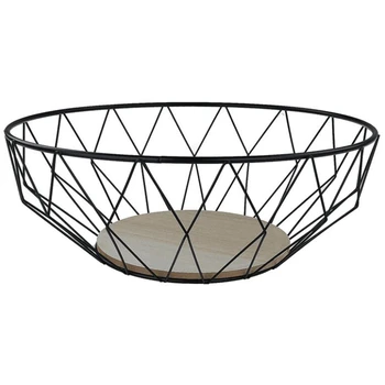 

Creative Fruit Basket Bowl Metal Wire Container Kitchen Vegetable Storage Holder 91AD