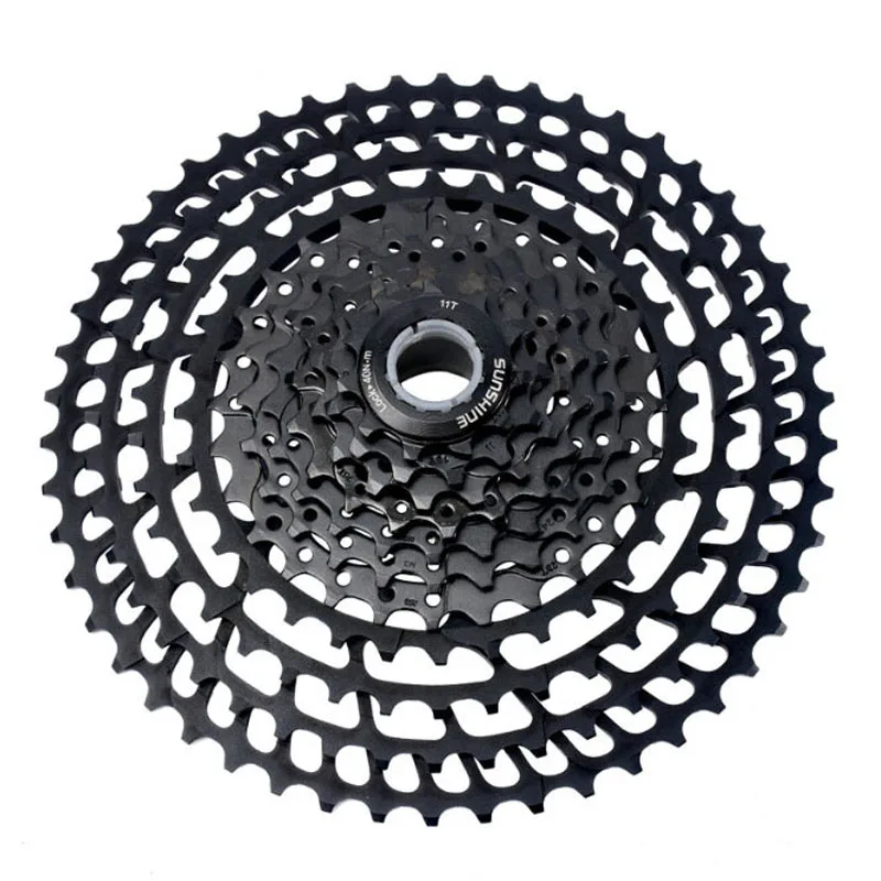 

SUNSHINE 11Speed MTB Bike Cassette Sprocket 50T Ultralight Large Tooth Freewheel 7075 Aviation Aluminum Hollow Design