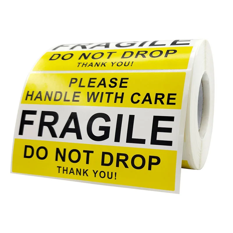 Mr-Label Do Not Freeze Warning Parcel Packing Roll Labels Stickers 