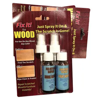 

2pcs/pack Floor Wood Repair Kit Furniture Paint Floor Repair Floor Liquid Scratch Patch Paint Wood Composite Repair Materials