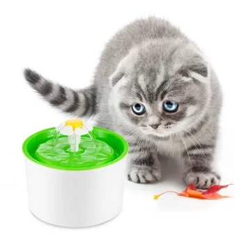 

Automatic Pet Feeder Flower Cat Dog Electric Fountain For Cats Pet Bowl Drinking Water Dispenser Drink Dish Filter US EU Plug