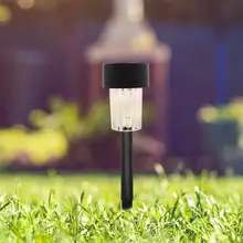 Наружная Солнечная маленькая лампа IP65 Водонепроницаемый светодиодный Декор белого освещения для сада, патио, газона, двора, тропинки, тротуара