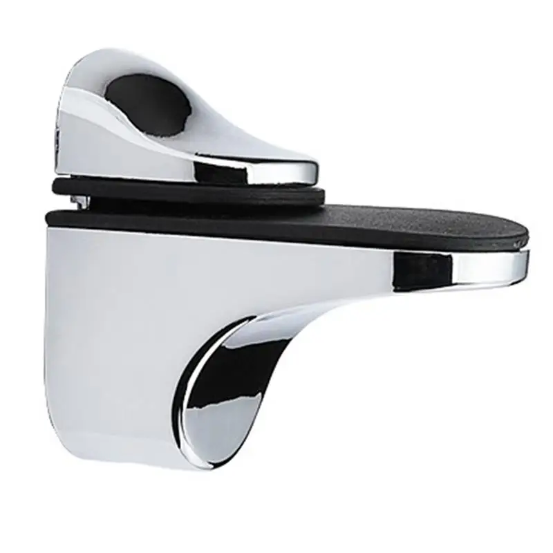 2pcs Adjustable 3-20mm Wood Shelf Bracket Wall Mount Glass Fish Mouth Clamp | Обустройство дома