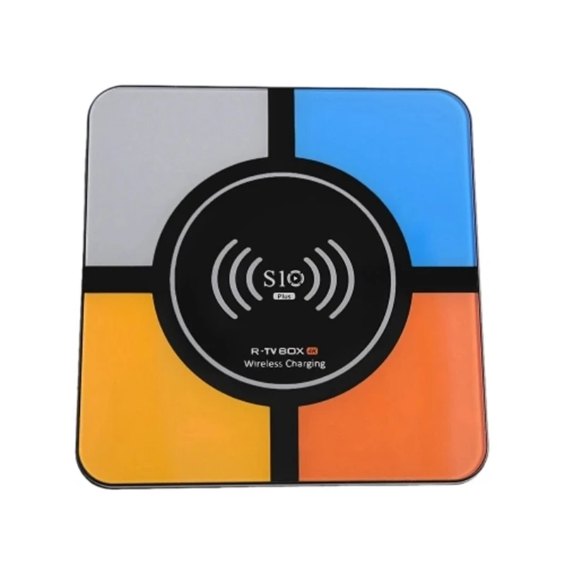 S10 Plus Smart Android 9,0 ТВ приставка RK3328 четырехъядерный 64 бит UHD 4K VP9 H.265 4 ГБ/32 ГБ 2,4G WiFi HD медиаплеер