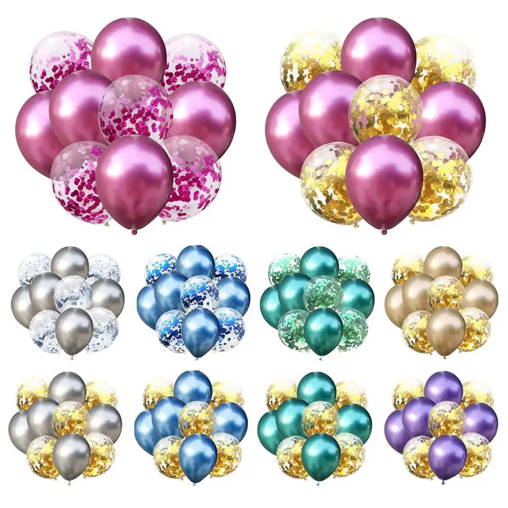 8 Ballons Joyeux Anniversaire Fuschia, Décoration Anniversaire Et Fêtes