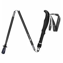 Pioneer полный углеродного волокна треккинговые палки Сверхлегкий складной тропа Бег Туризм трости легкие трости