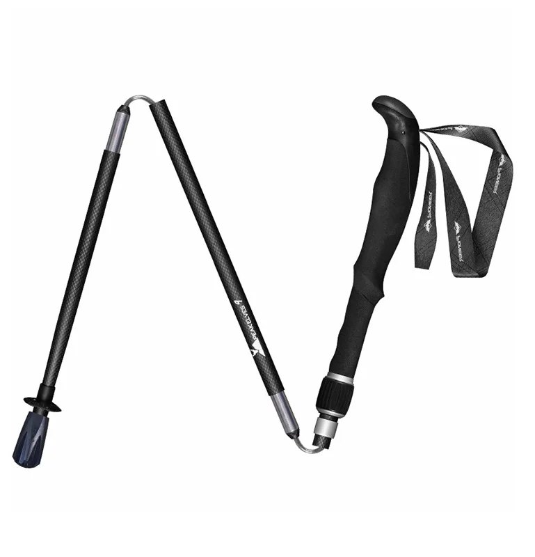 

Pioneer Full Carbon Fiber Trekking Poles Ultralight Folding Collapsible Trail Running Hiking Walking Sticks Lightweight Canes