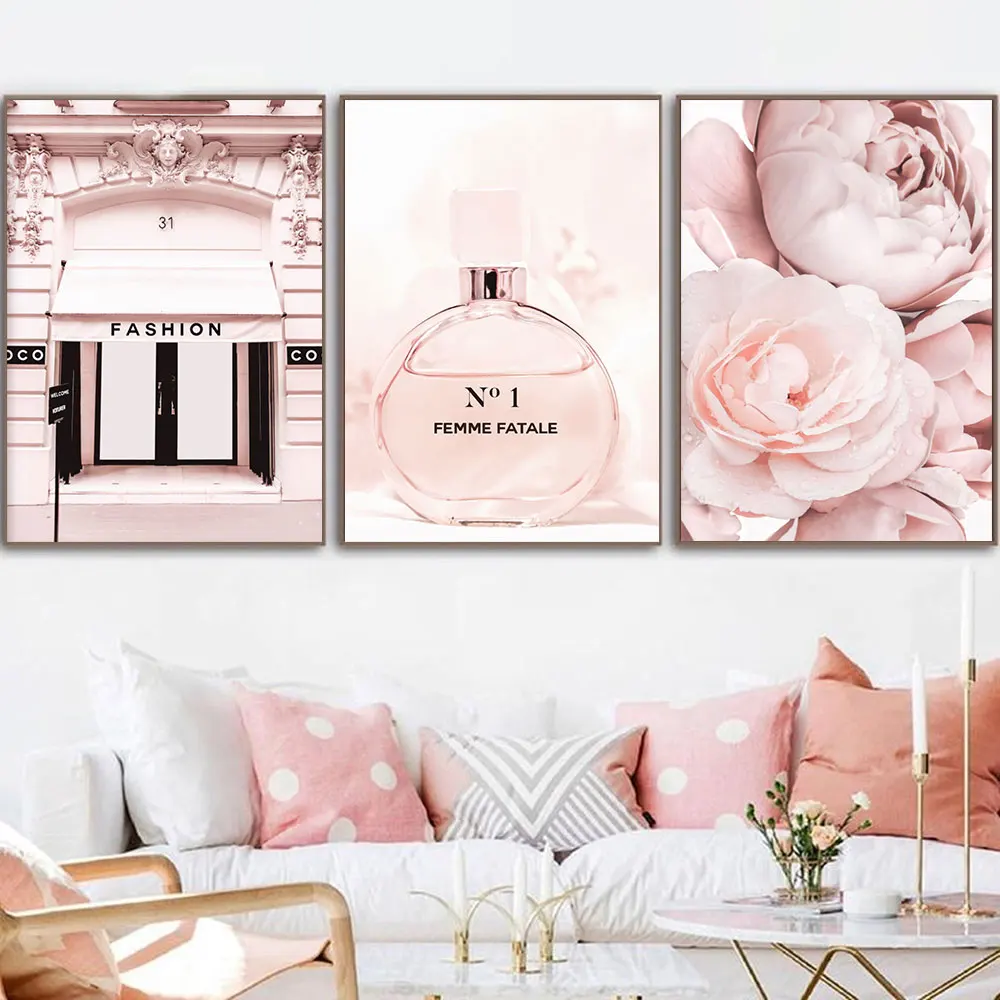 Canvas-Painting-Nordic-Decor-Pink-Blush-Peony-Flower-Perfume-Poster-And-Print-Wall-Art-Picture-For (2)