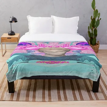 

Soft Blanket for Bed Sherpa Flannel Fleece Blanket Home Travel Sofa Soft Throw Blanket Vaporwave C A C H E F U L L