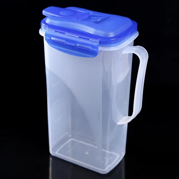 

1500ML BPA Free Plastic Pitcher Aqua Fridge Door Water Jug with Handle Flip Top Lid Perfect for Making Teas and Juices Pitcher