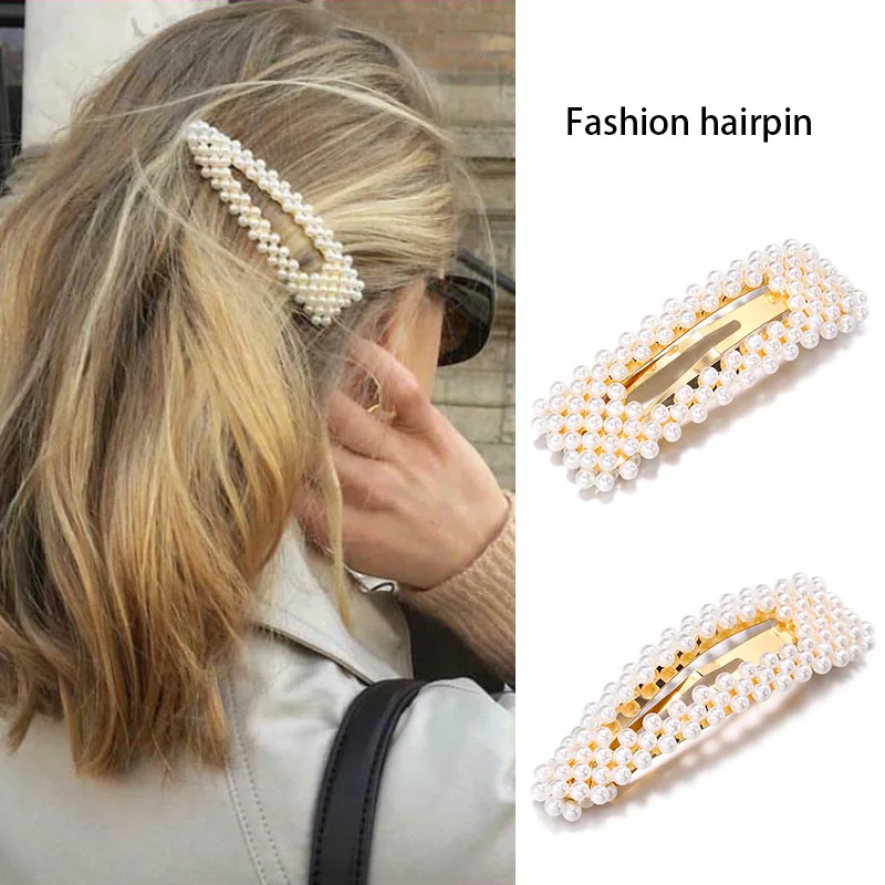 Новая мода жемчужная заколка для женщин Элегантный корейский дизайн оснастки заколка палочка, Шпилька для волос аксессуары для укладки волос