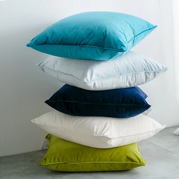 

Home Decor Pillow Case 25 Colors Available Velvet Cushion Cover 30x50/45x45/50x50/60x60cm Throw Pillow Cover Decorative Pillows