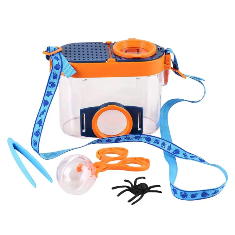 

New Insect Viewer with Magnify Microscope Child Science Class Viewing Observation for Children Kids Animal Glass Educational Toy
