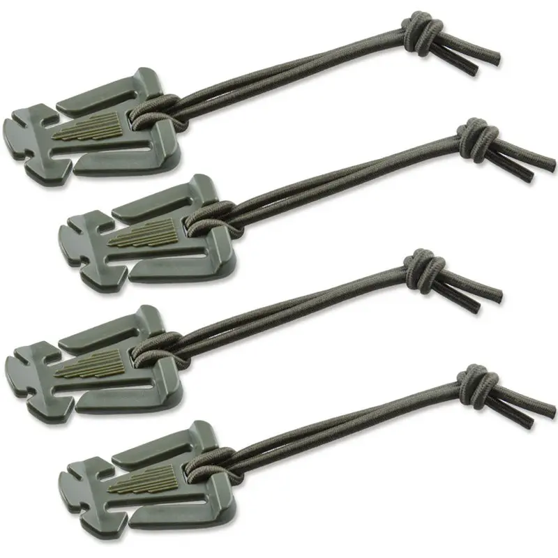 

4pcs MOLLE Web Dominators with Elastic String, durable Tactical Strap Management Tool, Backpack Accessories, Tactical Gear Clip,