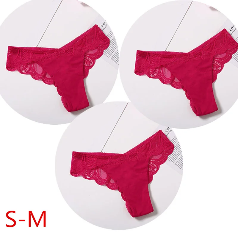 set4 S-M Хлопковые стринги сексуальные трусики кружевные стринги; женское нижнее белье, детские трусы, трусы для девушек; женская обувь с цветочным рисунком, Трусы-шорты - Цвет: set4 S-M