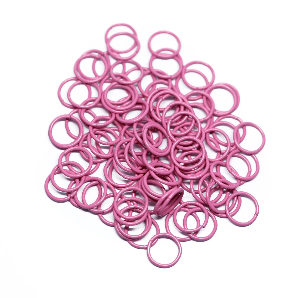 1x10mm 100pcs/lot 19 Colors Metal DIY Jewelry Findings Open Single Loops Jump Rings & Split Ring for jewelry making