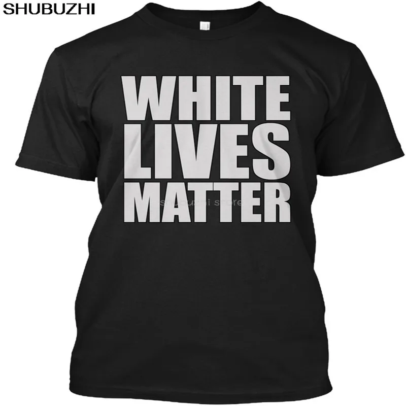 Популярная футболка с надписью «White Lives Matter» sbz6435
