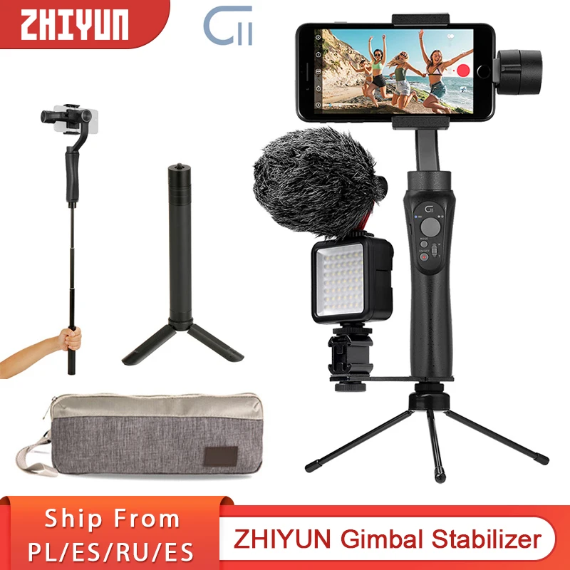 Zhiyun cinepeer c11 gimbal smartphone 3-axis handheld cardan estabilizador câmera cardan estabilizador para iphone/samsung/xiaomi