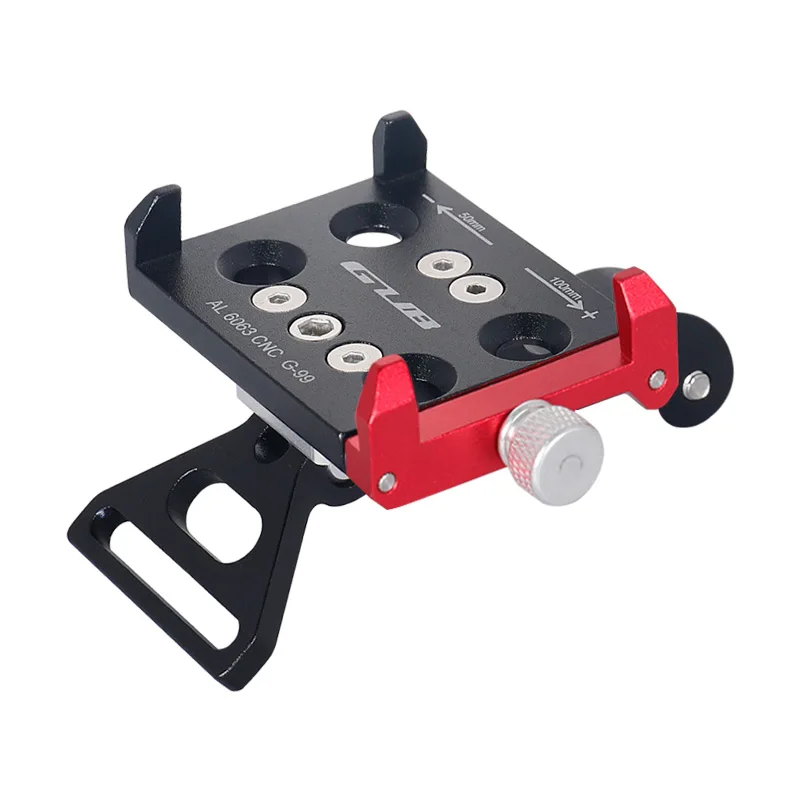 Black Red GUB G99 держатель для телефона для велосипеда, горный велосипед, мотоцикл, вращающийся кронштейн для крепления камеры, велосипедный держатель для мобильного телефона, навигационный держатель - Цвет: Black Red