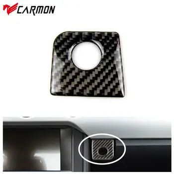 

Carmon Interior Carbon Fiber Car Storage Box Panel Trim Stickers Covers Car Styling For Ford Mustang 2015-2019 Accessories