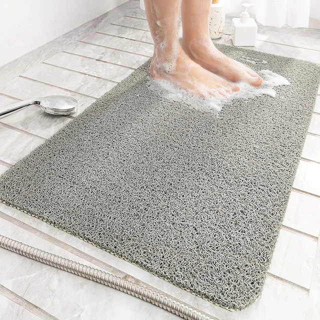 Alfombrilla rectangular antideslizante para baño, alfombrilla impermeable  para ducha, 40x60cm