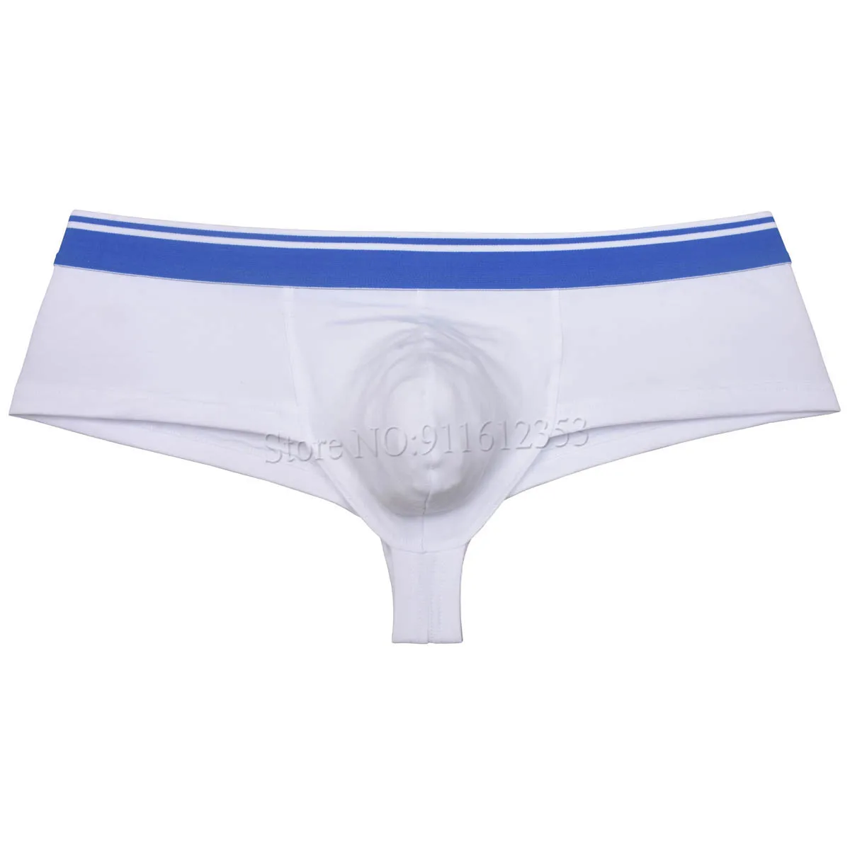 Men Cotton Cheeky Boxer Briefs Underwear Trunks Brazil Bikini Bottoms Men's Panties Male Skimpy Pouch Shorts