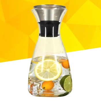 

1PCS 1500ml Heat-resistant Jug Anti-side Leakage Teapot Triangle Cold Water Juice Jug